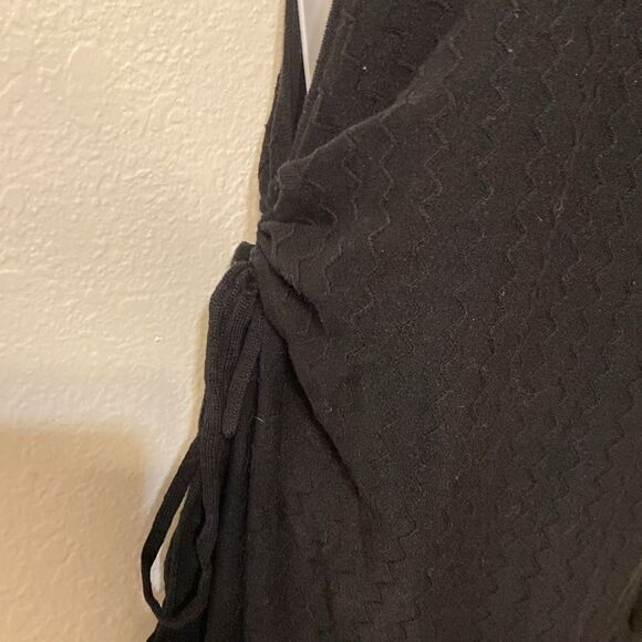 Free People Beach Sleeveless Textured Ruched Maxi Dress Small - Picture 4 of 5